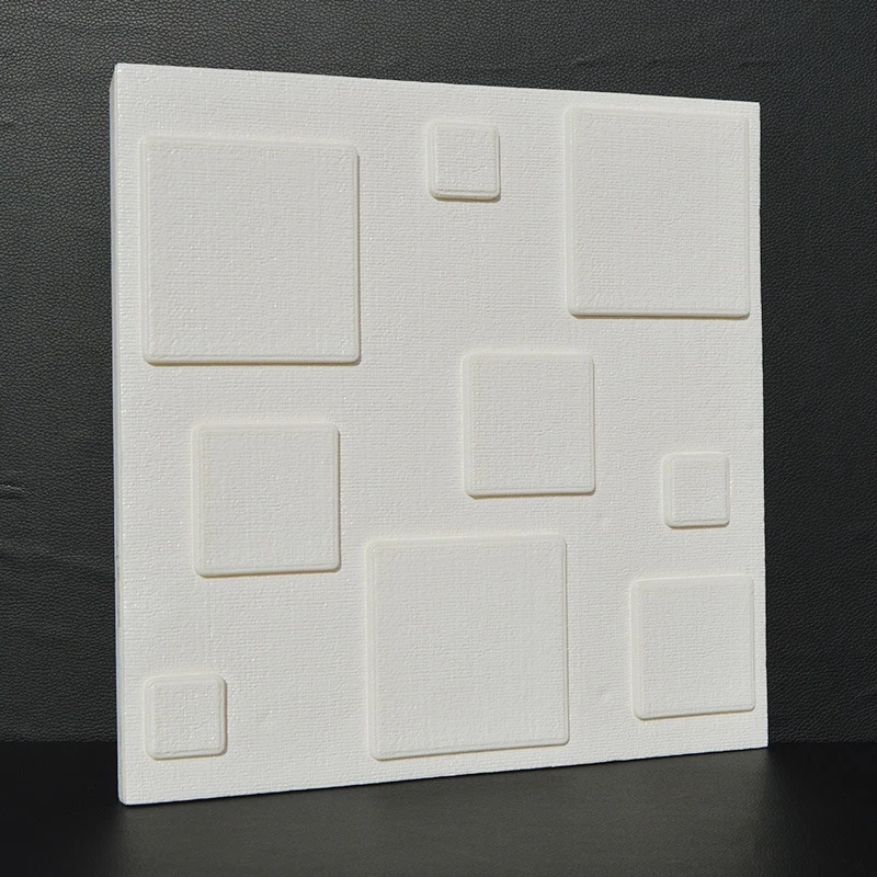 Домашний DIY 3D декор комнаты искусство кирпичная плитка тиснение