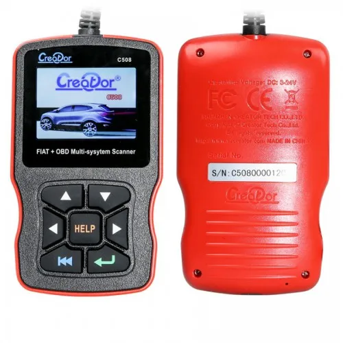 OBDII/EOBD сканер Creator C508 для FIAT Alfa abrith Lancia Airbag/ABS диагностический автомобиль OBD2