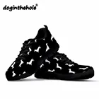 Женские модные туфли doginthehole на плоской подошве для подростков удобные кроссовки с принтом таксы и собаки женские сетчатые туфли на шнуровке на плоской подошве
