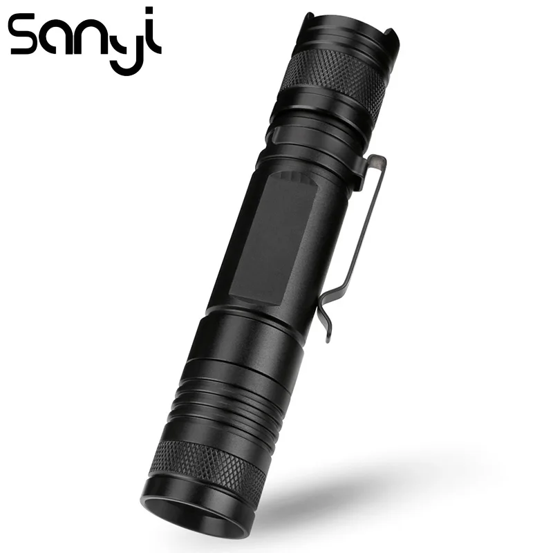 

SANYI T6 Flashlight Torch 3800 LM Lamp Lantern 5 Modes Zoomable or Fixed Focus Flashlights USB Rechargeable 18650 Battery
