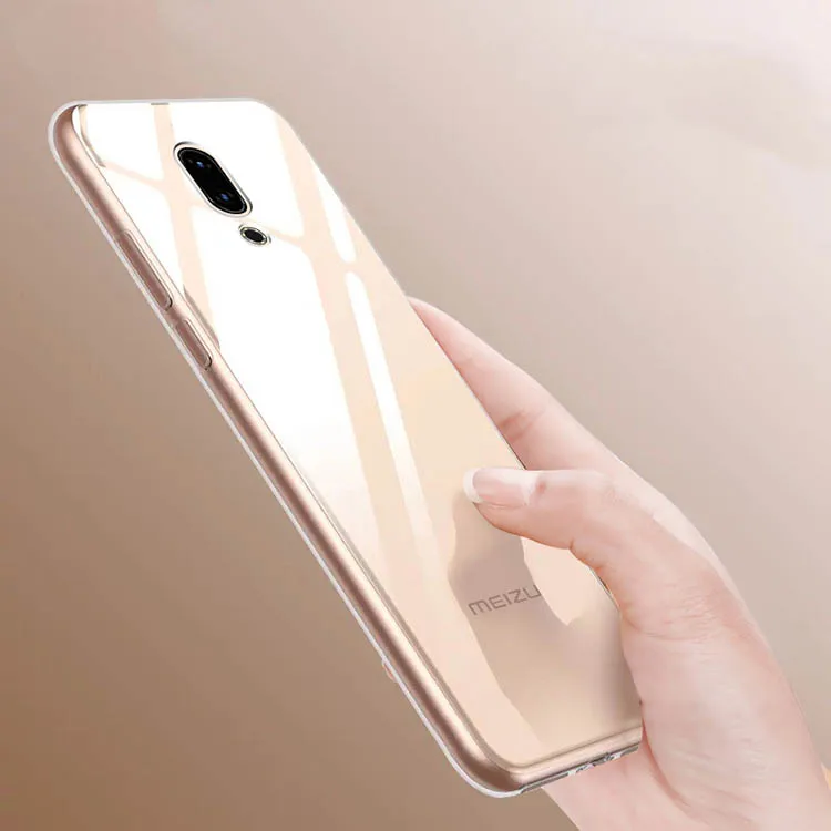 Мягкий силиконовый прозрачный чистый чехол для meizu 16th plus | Мобильные телефоны и