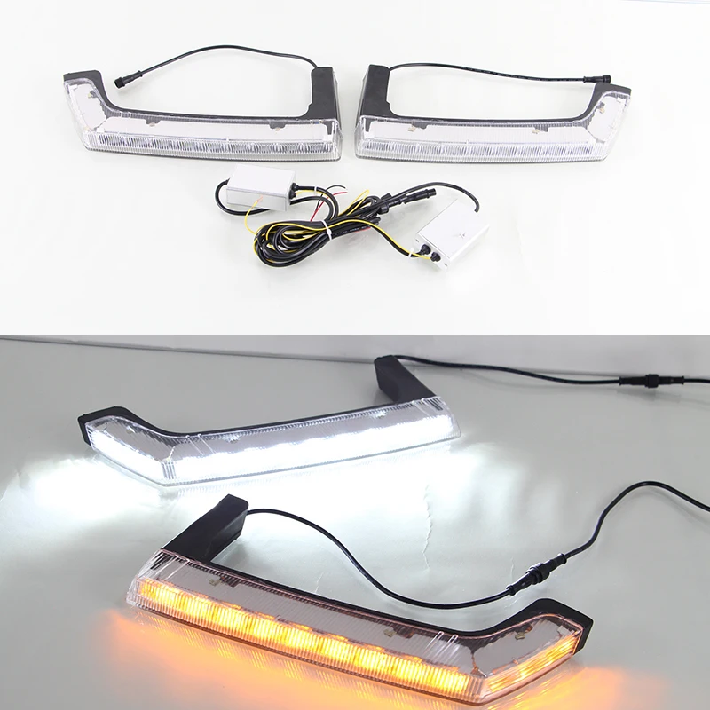 Автомобильные мигающие светодиодные дневные ходовые огни для Jeep Wrangler 2009 2010 2011 2012