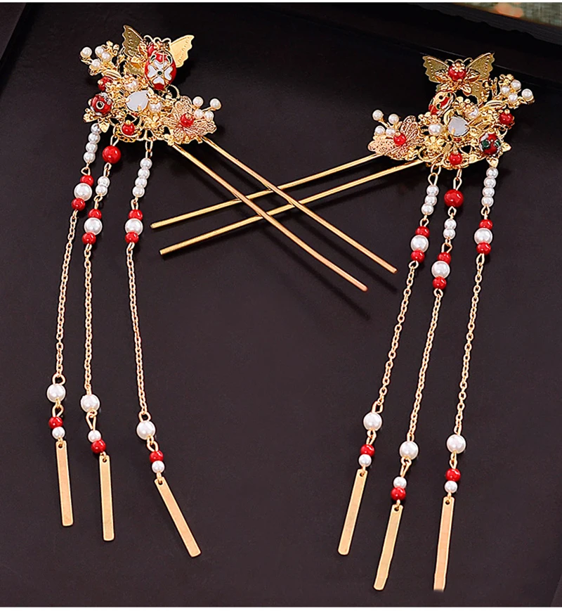 HIMSTORY китайский головной убор ручной работы для невесты костюм коронета с