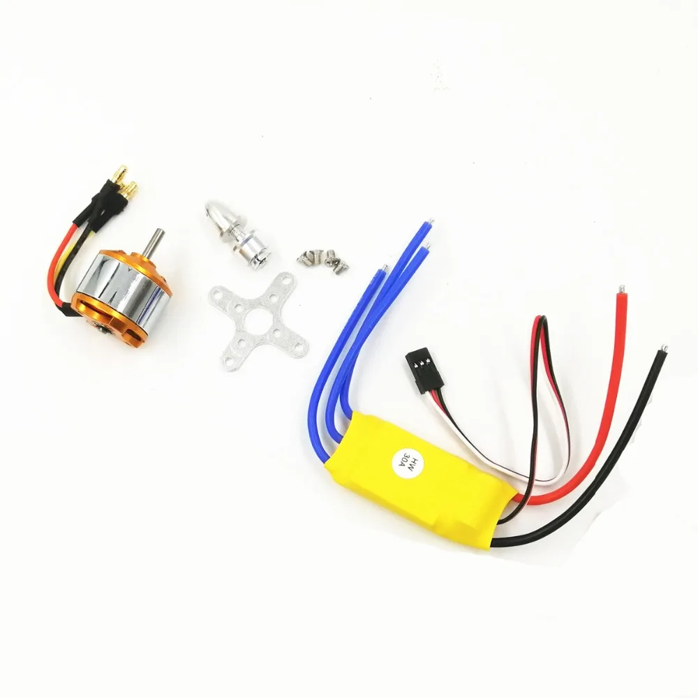 Бесщеточный роторный двигатель A2212 1000KV 2200 + SimonK 30A ESC 1045 пропеллер (1 пара) комплект