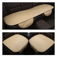 universal car front back rear side seat cover auto chair seat cushion breathable pu leather pad mat all season