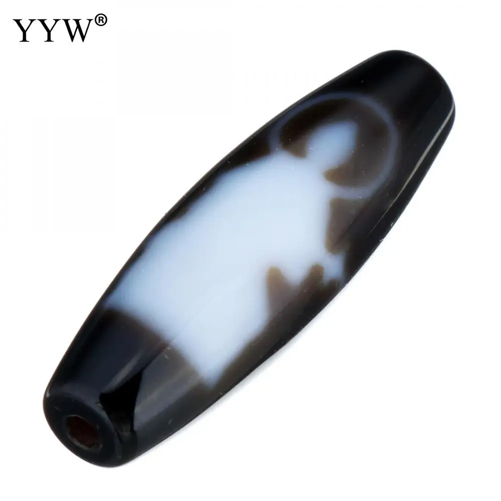 

Natural Tibetan Beads Charms Oval For Jewelry Making Fashion Tibetan Agata Beads 38x12x2.50mm Hole:2mm 2019 Bead Accessories