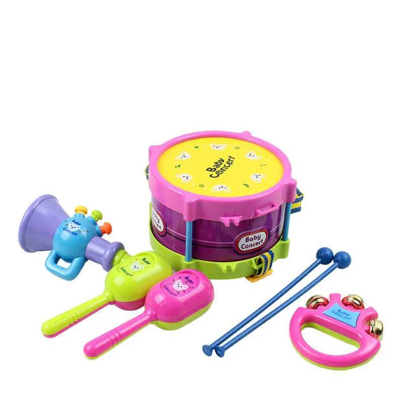 Topsun 5 шт./компл. детская Музыкальные инструменты Музыка детей двигаться pat