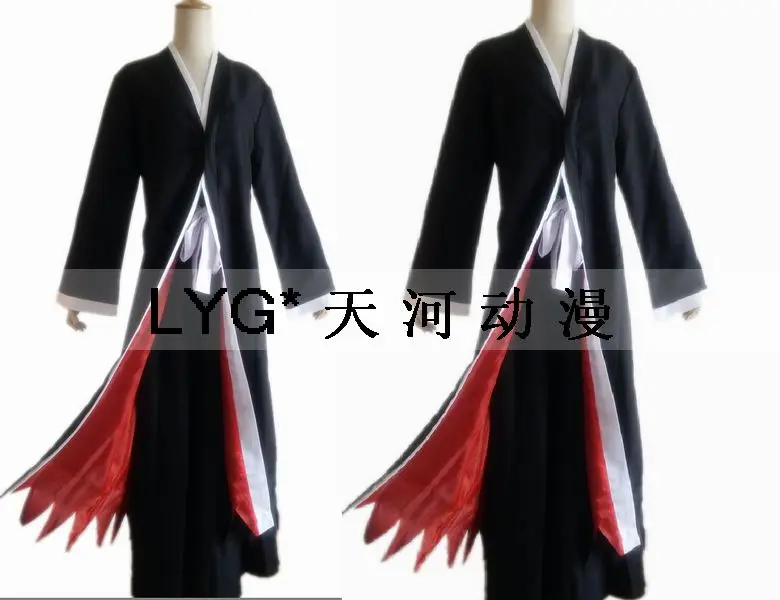 Плащ для косплея Блич Куросаки халат Ичиго наряд на Рождество Хэллоуин косплей