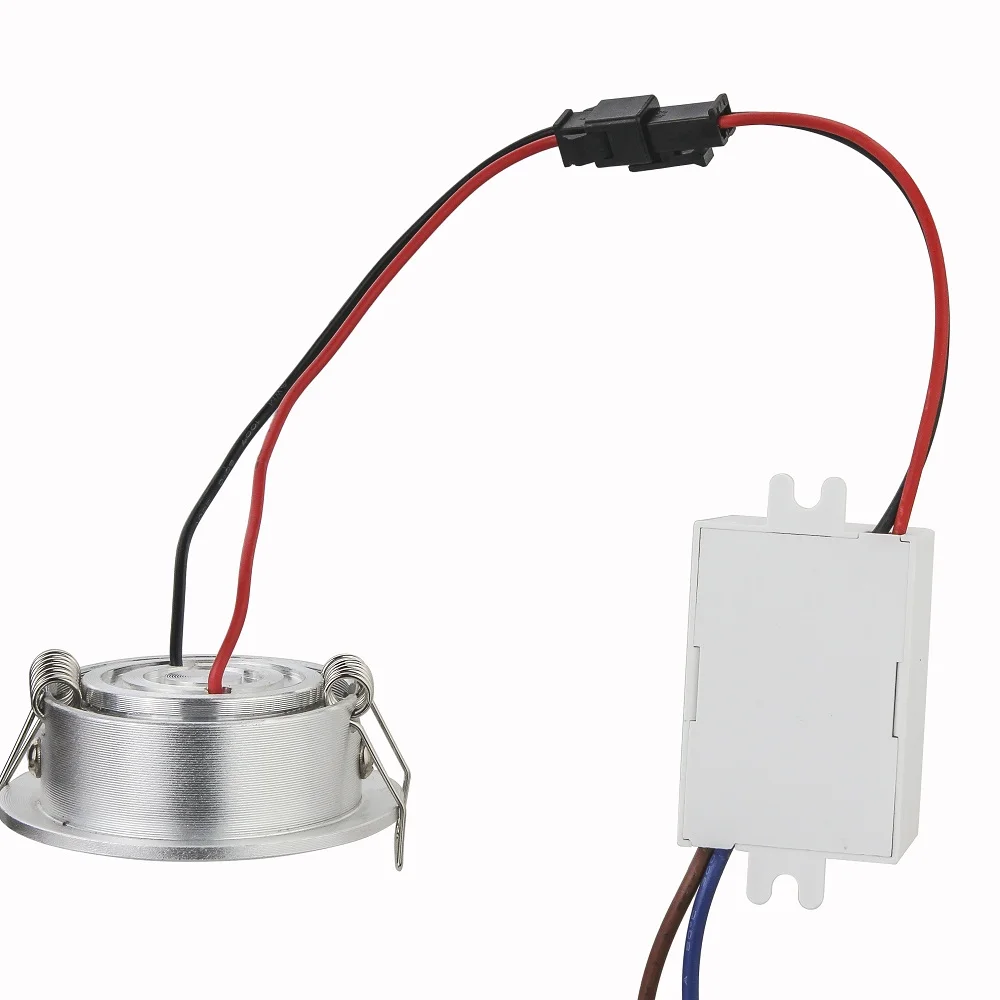 Светодиодный светильник вспышка 3 Вт Мини светодиодный встраиваемый круглый