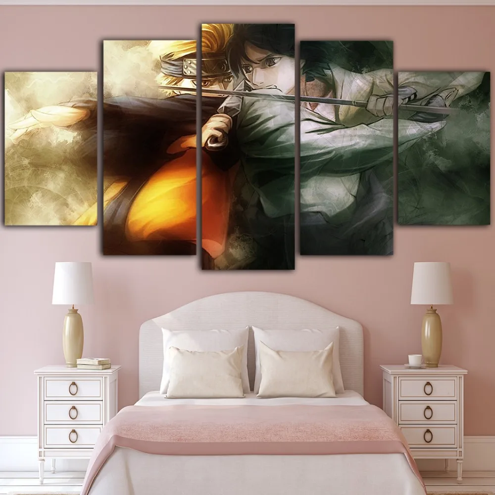 5 шт. горячие аниме постеры Наруто и принты водонепроницаемые чернила табло