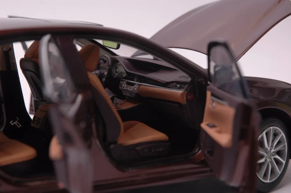 1:18 литье под давлением модель для Lexus ES 300h Янтарный седан Игрушечная машина из сплава миниатюрная коллекция подарок ES300h ES300 Toyota