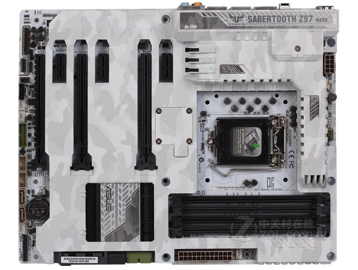 Материнская плата SABERTOOTH Z97 MARK S white tiger soul специальные силы для поддержки