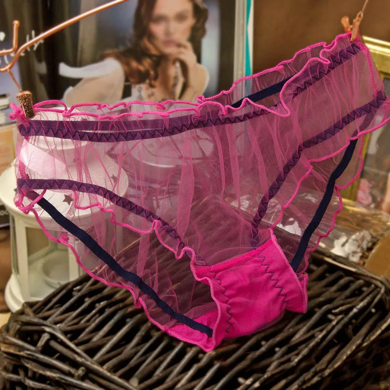 Горячая Распродажа женские трусы кружевные стринги ультра-тонкие сетчатые
