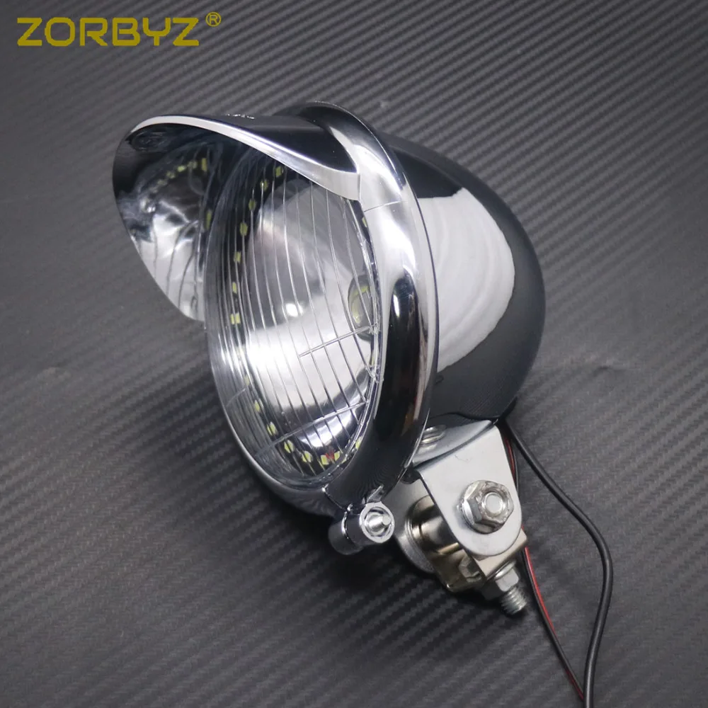 ZORBYZ хром точечные Противотуманные фары светодиодные Белые/синие ангельские
