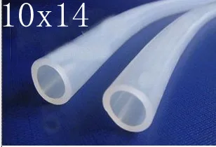 

10x14mm Food Grade Medical Use FDA Silicone Rubber Tube Hoses Pipe