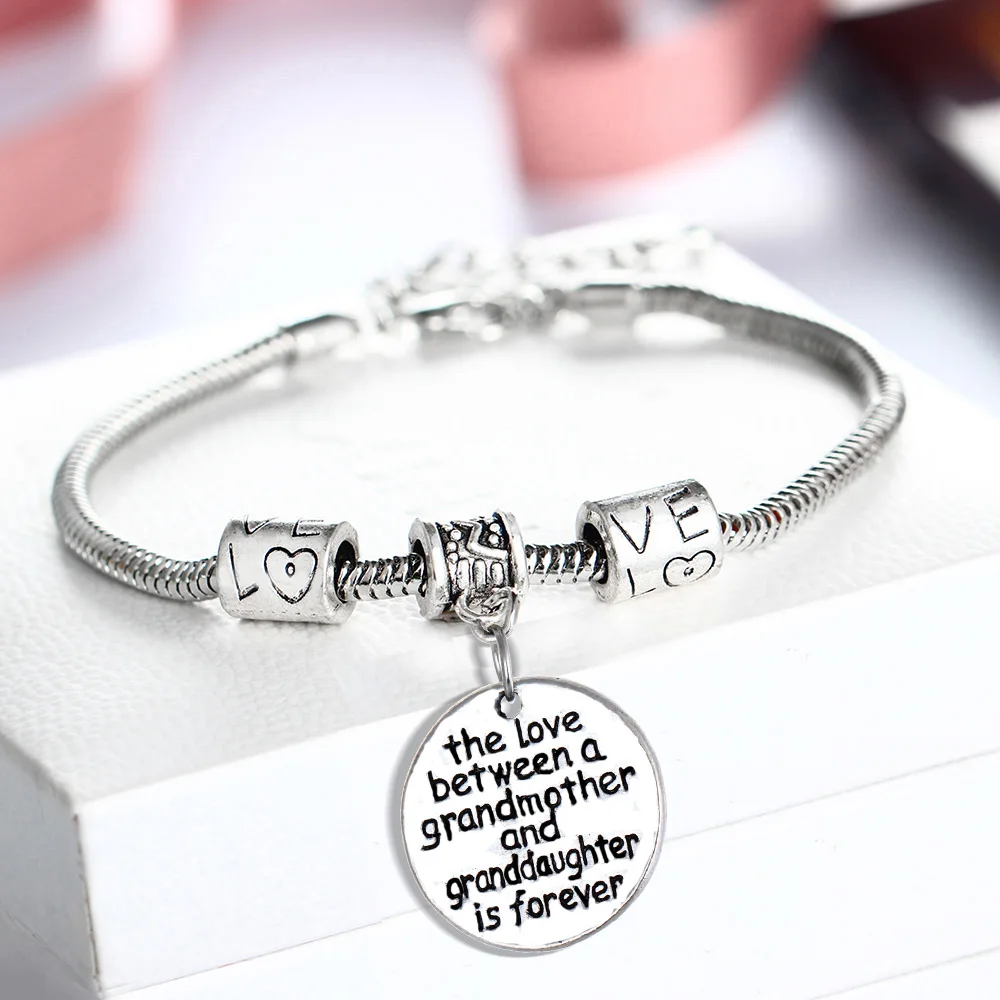 Браслет любовь между бабушкой и внучкой|charm charm|bracelet charmscharm bracelet charms |