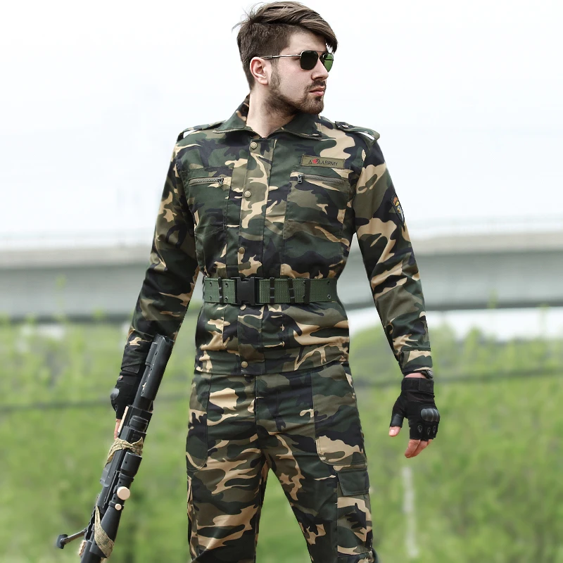 Открытый Спорт Uniforme военный 101 Airborne Тактические Униформа Армейский зеленый