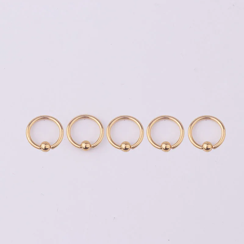 5 шт./компл. из нержавеющей стали кольцо для пирсинга соска Пирсинг уха Nez