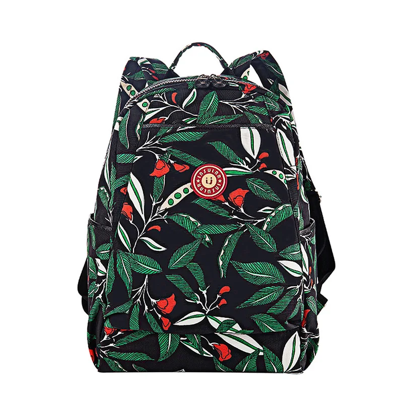 Flower Backpack Female Fashion Multifunction Mummy Bag Large Capacity Nappy For Stroller Light Baby Care | Мать и ребенок