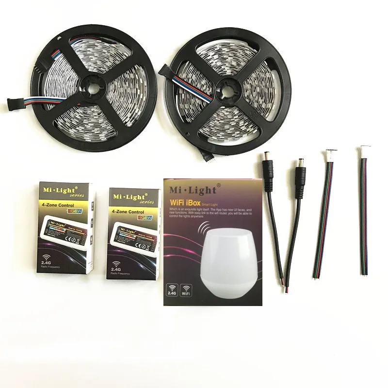 Mi. light 2,4 г светодиодный Controlle+ RGBW/RGBWW 5050SMD) Светодиодная лента с usb-питанием DC12V+ WI-FI контроллер IBOX 5/10/15/20 м