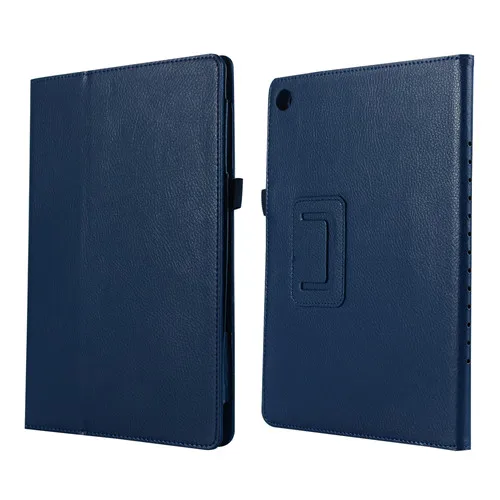 For M5 10.8 DeepBlue Чехол для планшета huawei MediaPad M5 с диагональю 10,8 дюйма, 2 секции, складной откидной кожаный чехол с подставкой - Цвет: For M5 10.8 DeepBlue