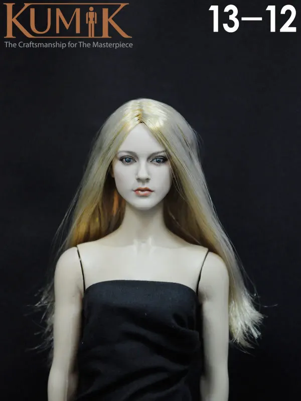 Аксессуары для фигурок в масштабе 1/6 женская форма головы 12-дюймовых аксессуары
