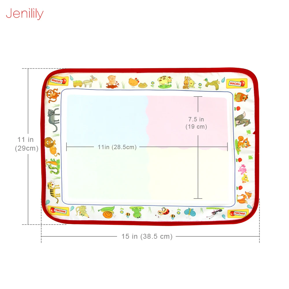 Детский коврик для рисования 38 х29 см с волшебной ручкой|Юный художник| |