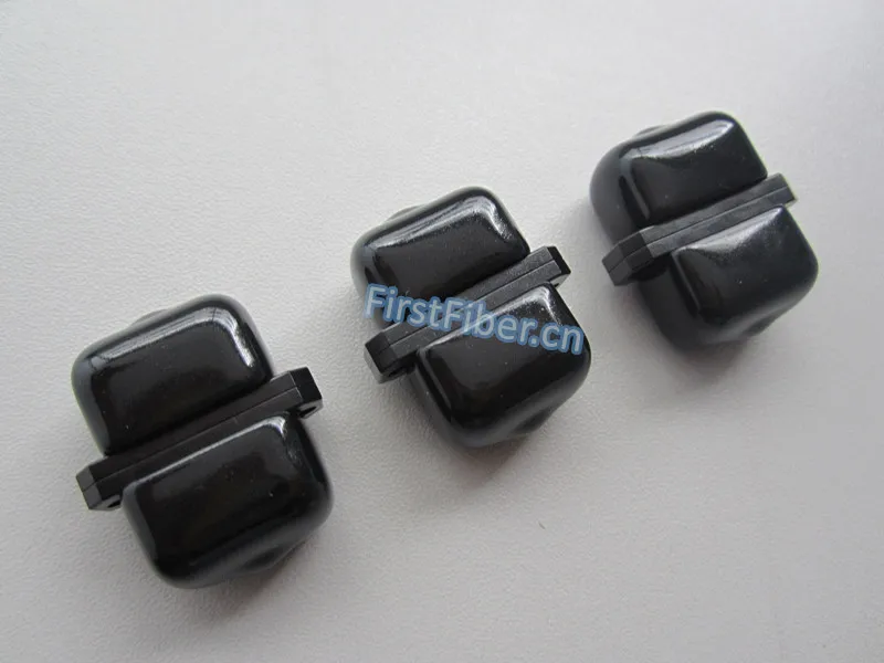 FirstFiber MTP/MPO полный фланец черный волоконно-оптический адаптер разъем