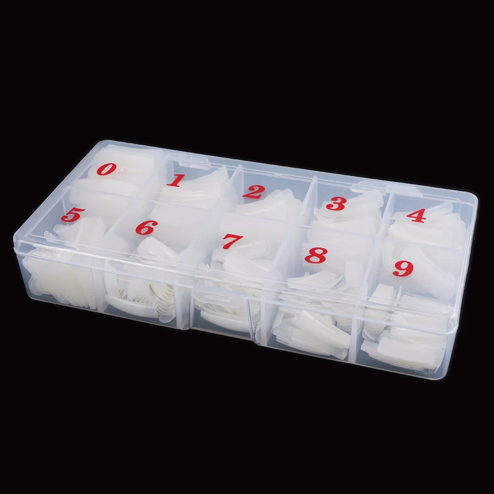 500 шт. накладные ногти натуральные съемные искусственные бриллианты для