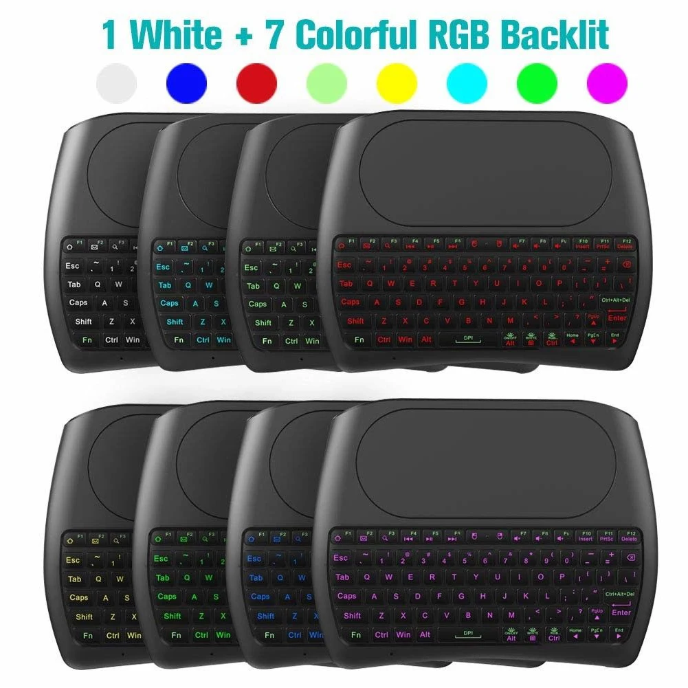 79 ключей ручной пульт дистанционного Мини перезаряжаемые подсветка Pad мышь для