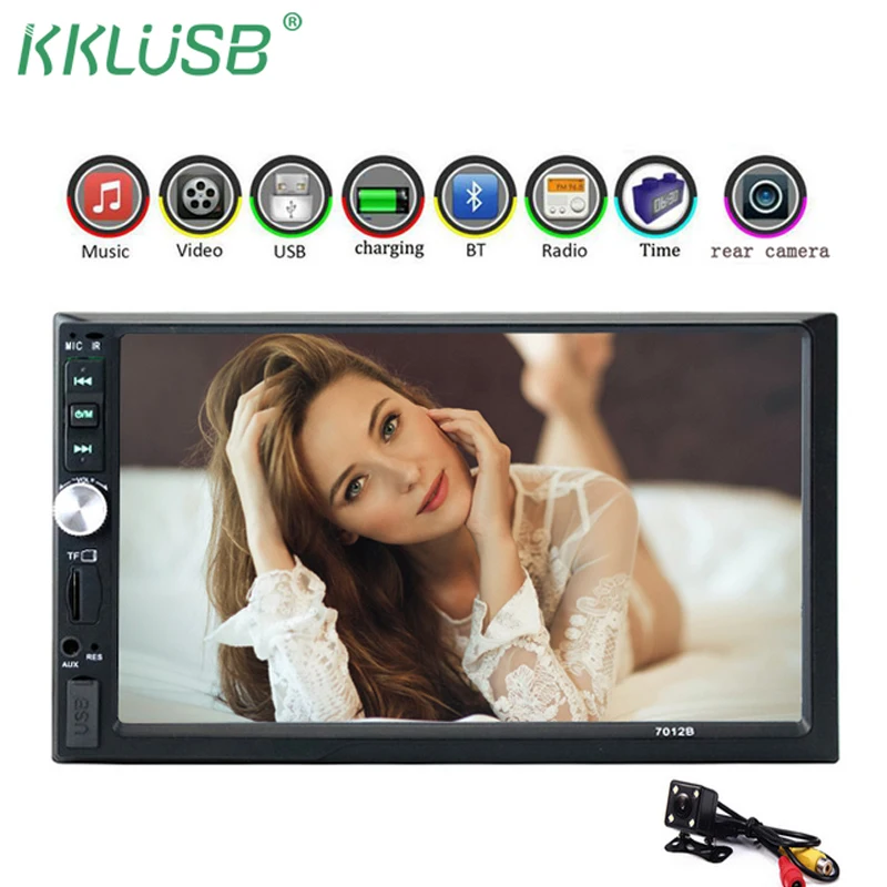 Автомобильное радио Mirrorlink Android Кассетный рекордер плеер 2DIN 7 ''сенсорный