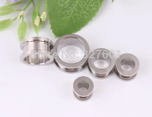 Винтовые заглушки оптом 200 шт./лот Mix2-10MM ювелирные изделия из нержавеющей стали для тела ушные заглушки тоннель