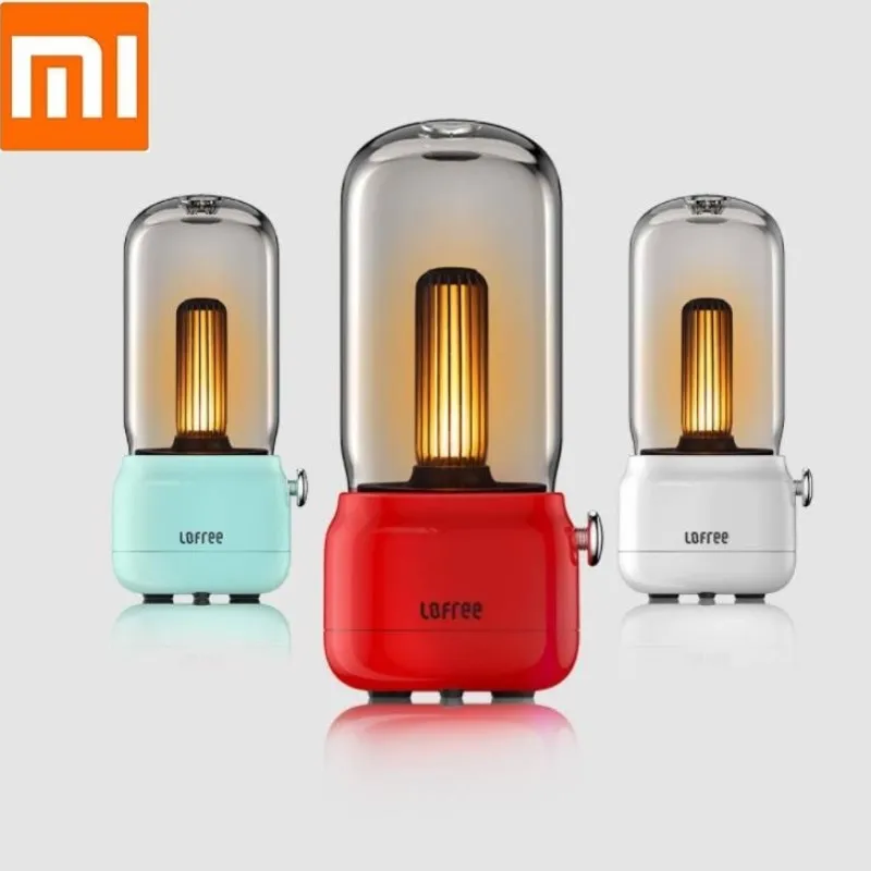 Xiaomi Lofree Candly Light светодиодный Ретро ночник портативная настольная лампа 1800K декор