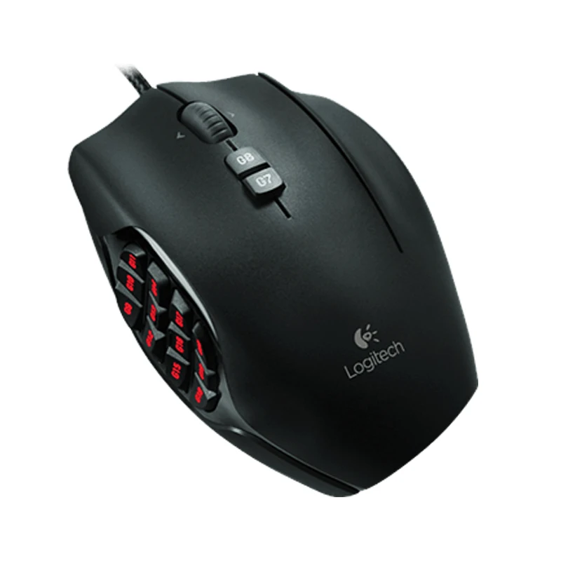 Игровой Мышь Logitech G600 MMO управление в вашем любимом MMOs|mouse pad wrist rest|mouse with numeric keypadmouse