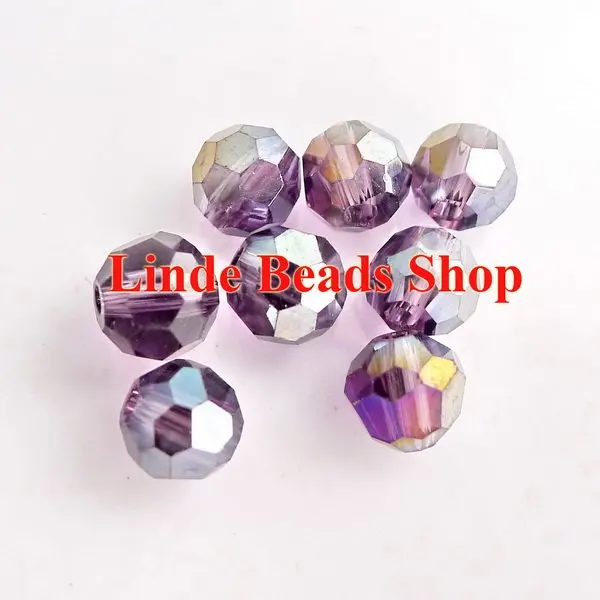 

Free shipping AAA Top Quality 6mm Amethys AB colour Crystal 5000 Round faced Beads 600pcs/lot RB0600428AB