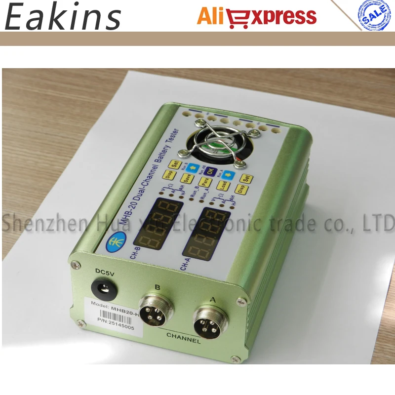 

Multifunction Digital Dual-Channel Battery Tester Internal Resistance Tester 10-20V 0-10A Charge And Discharge FOR 18650 Battery