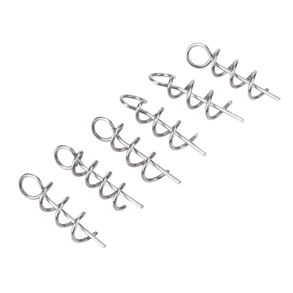 100 шт. пружинный фиксатор иглы для мягких червячных приманок рыболовные