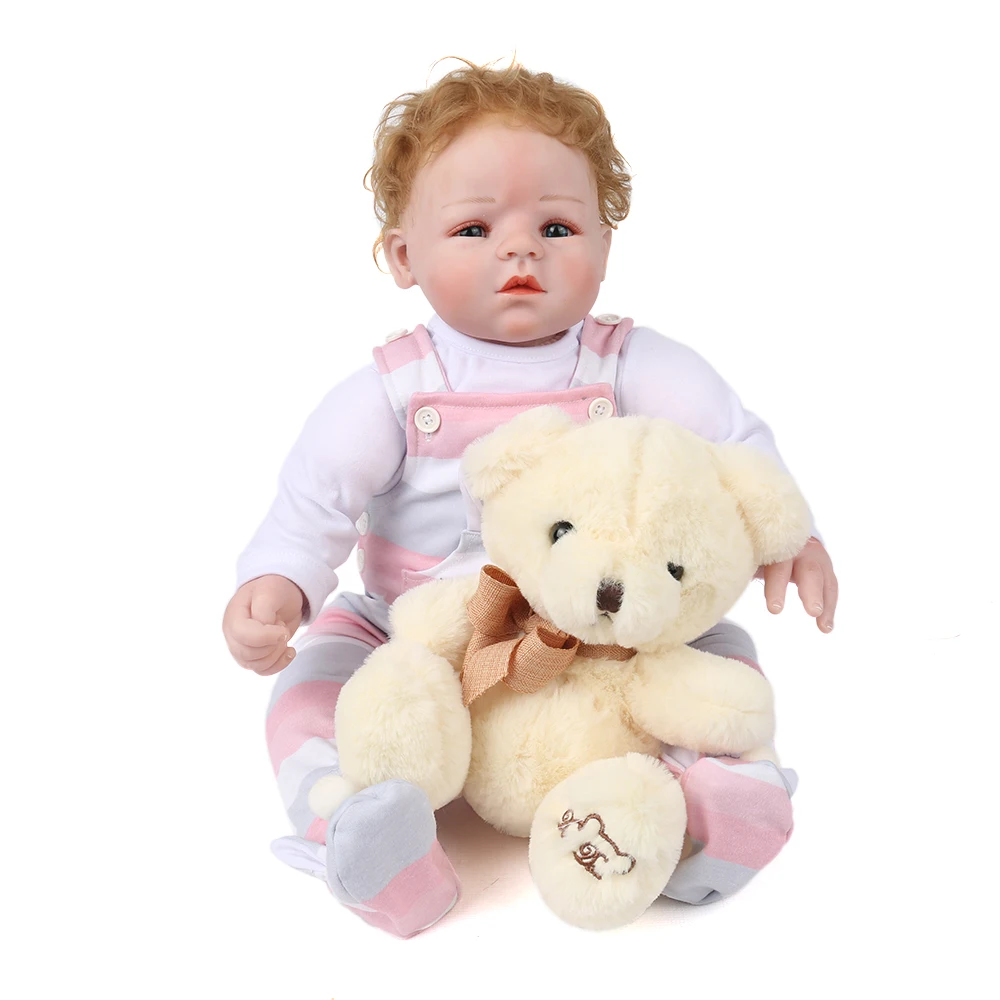 Кукла-реборн NPKDOLL 50 см 20 дюймов ручная работа игрушка для новорожденных девочек