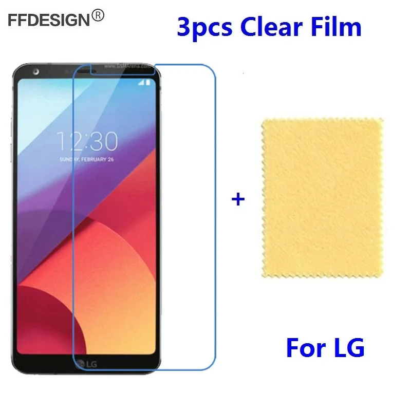 3 шт. прозрачная защитная пленка для ЖК экрана LG G6 G5 G4 G3 G2 mini V10 V20 V30|Защитные стёкла