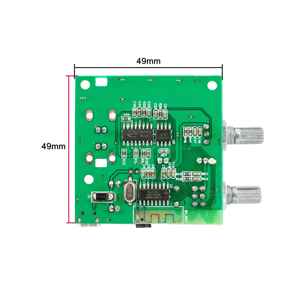 GHXAMP Bluetooth 5 0 усилители домашние аудио доска Вт * 2 + 10 цифровой мощность 1 канала 3 мм