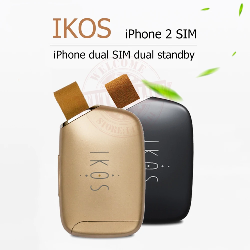 Без Jailbreak Dual Sim двойной режим ожидания адаптер iKOS K1S вызова SMS функции для iPhone5-7(7 plus)/i Pod Touch 6th/i Pad iOS7-12