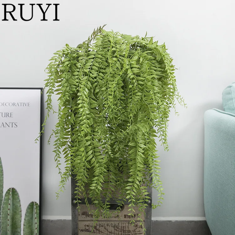 Искусственные капельные травы настенные Висячие поддельные цветы внутри стены