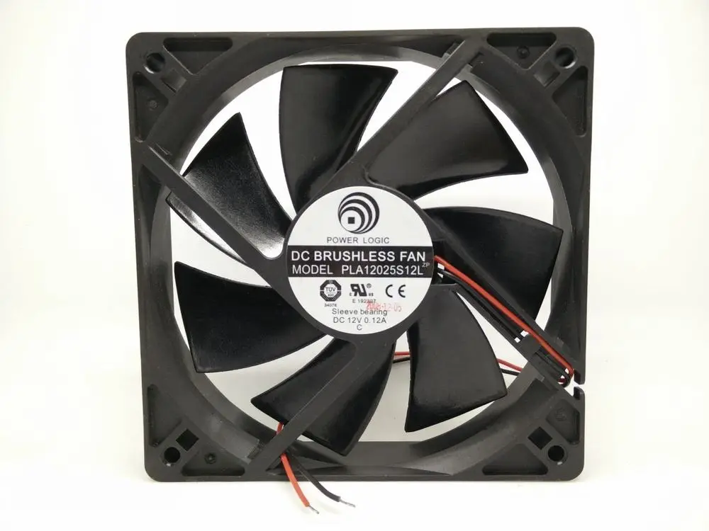 

Новый оригинальный компьютер FONSONING PLA12025S12L 12025 12 В, 12 А, 12 см, 2 провода, чехол для компьютера, бесшумный охлаждающий вентилятор