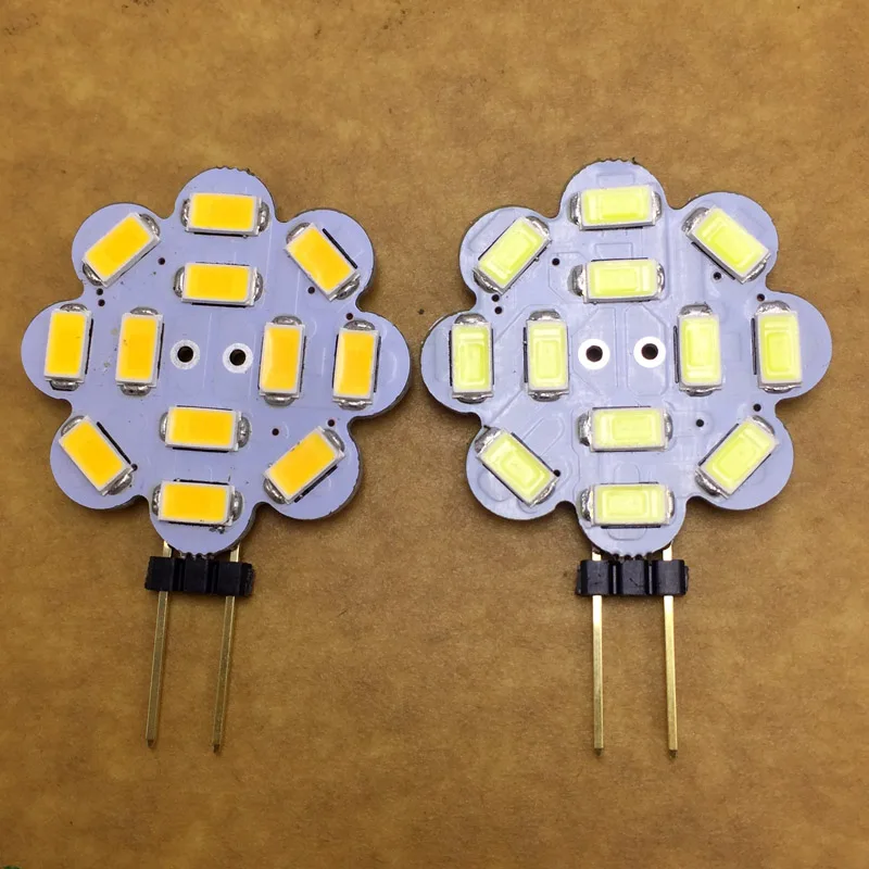 Светодиод G4 Base Marine RV 9/12 светодиодов 5730 SMD 2 Вт 3 двухконтактная Светодиодная