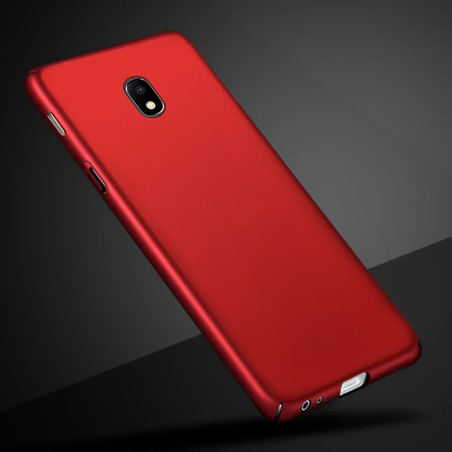 Red Полный чехол для samsung Galaxy j3 чехол для телефона жесткий пластиковый бампер чехол для samsung j3 sm-j330f защитный чехол - Цвет: Red