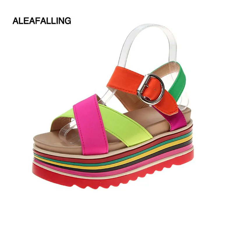 Aleafalling/Новые Модные женские босоножки на очень высоком каблуке удобная обувь из