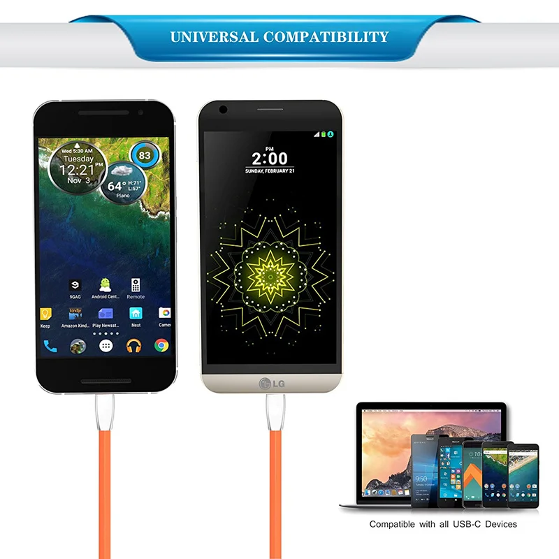 USB кабель Go2linK типа C Цинковый Type c для быстрой зарядки и синхронизации данных