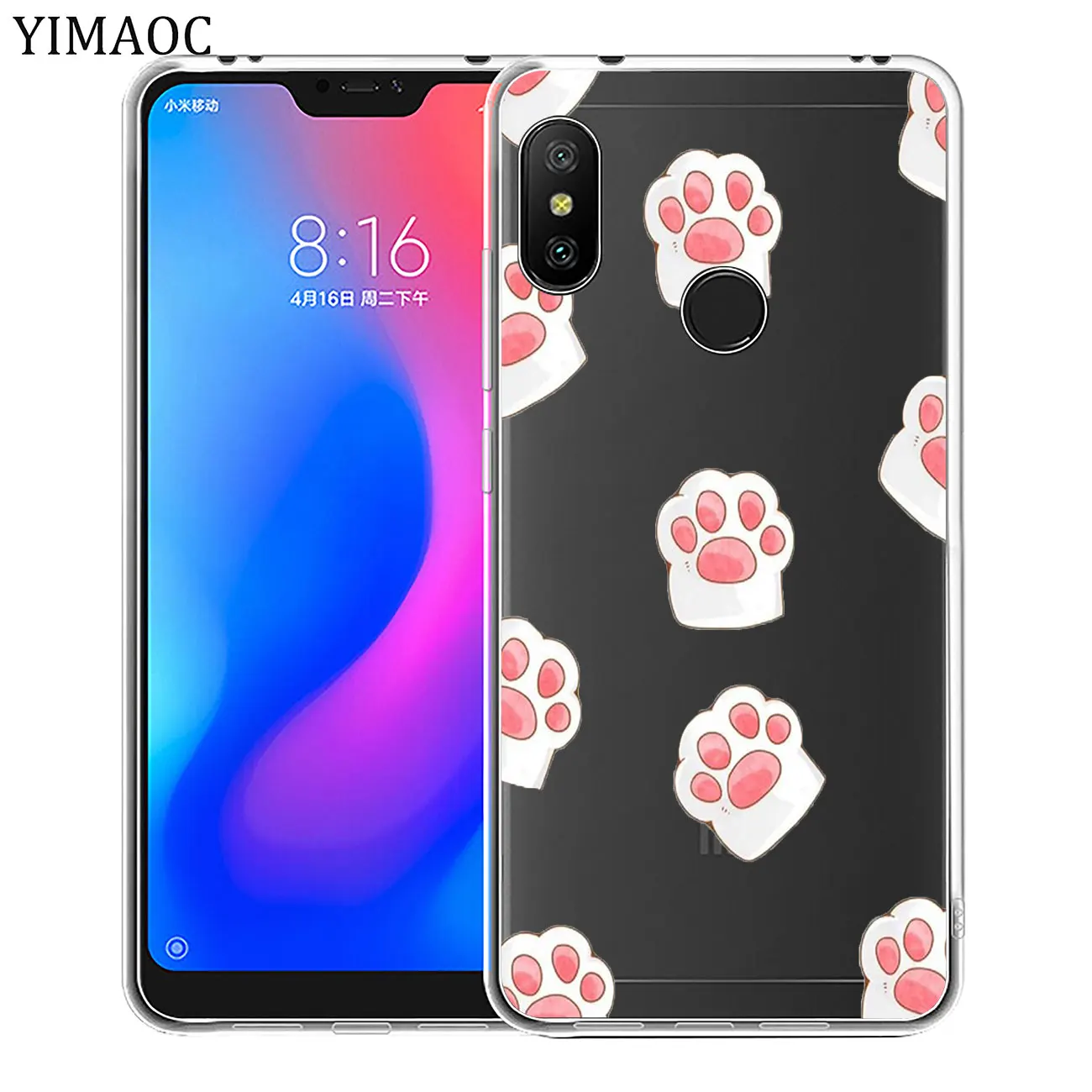Мягкий силиконовый чехол YIMAOC Dog give me five Cat для Xiaomi Redmi K20 8A 7A 6A 5A 4A 4X S2 GO Note 8 7 6 5 Pro Plus 4 |