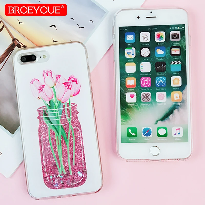 Мультфильм товары для кошек узор чехол iPhone X XS Max XR 7 8 6 S Plus 5 5S SE блеск жидкости