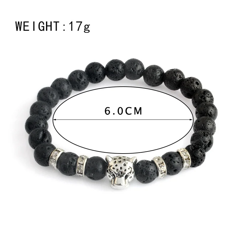 Летний мужской браслет-амулет натуральный скраб вулканические породы браслет из